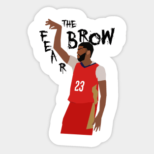 Anthony Davis- Fear The Brow Sticker